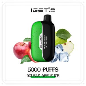 IGET MOON K5000 DOUBLE APPLE ICE (5PCS)
