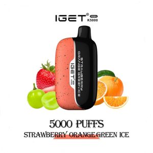IGET MOON K5000 STRAWBERRY ORANGE GREEN ICE (5PCS)