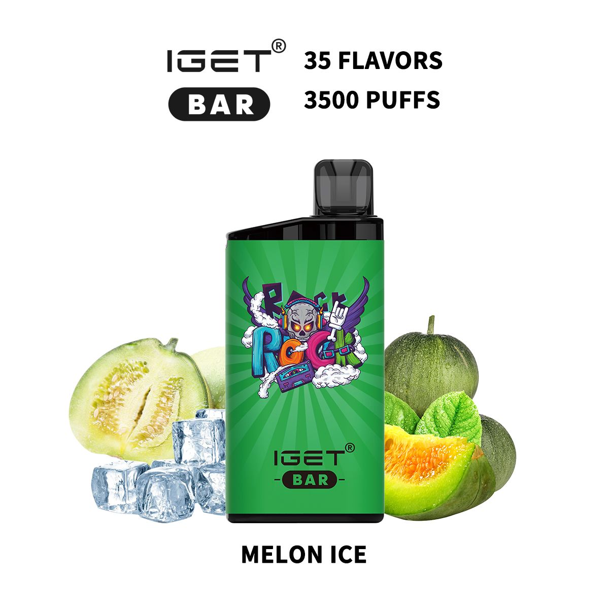 IGET BAR 3500Puffs MELON ICE