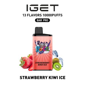 IGET BAR PRO 10000Puffs STRAWBERRY KIWI ICE (10PCS)