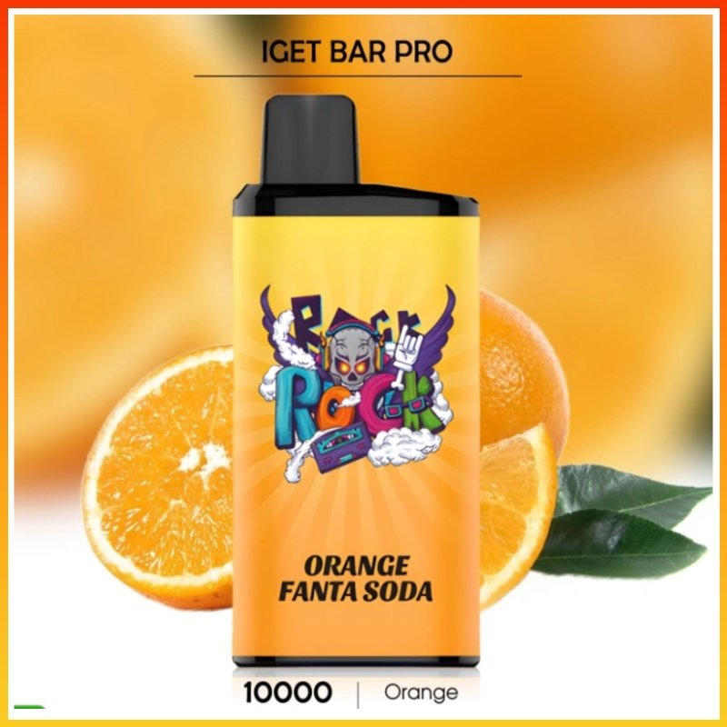 IGET Bar Pro Orange Fanta Soda 10000 Puffs IGET Bar Pro Orange Fanta Soda 10000 Puffs - Image 1