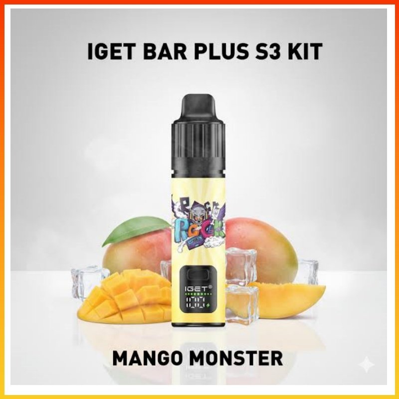 IGET Bar Plus S3 Kit MANGO MONSTER IGET Bar Plus S3 Kit MANGO MONSTER - Image 1